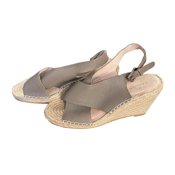 Caslon Women's Suri Leather Wedge Espadrille - Picture 2 of 11